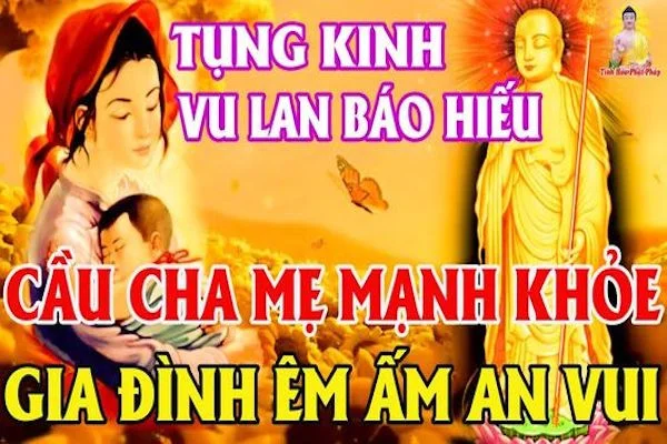 Lời kinh Vu Lan Báo Hiếu cha mẹ có chữ pdf trọn bộ