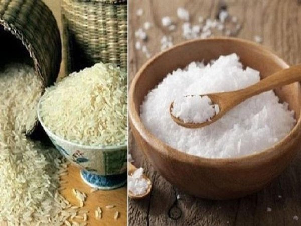 Muối, gạo là một trong những nguyên liệu cần cho quá trình làm bùa tình yêu.